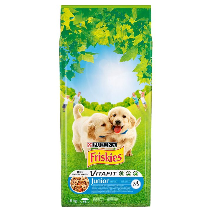 Храна за кучета FRISKIES JUNIOR, 15 кг