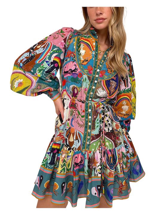 Топ 30 - Стилни Дамски Рокли 2025 Рокля с буфан ръкав