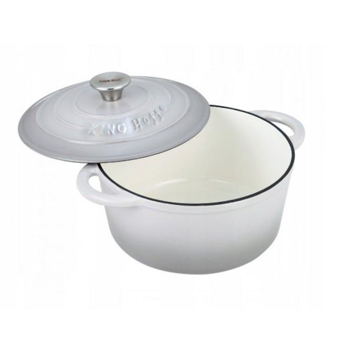 Топ 15 Най-Добрите Чугунени Тенджери с Капак Емайлирана чугунена тенджера KingHoff