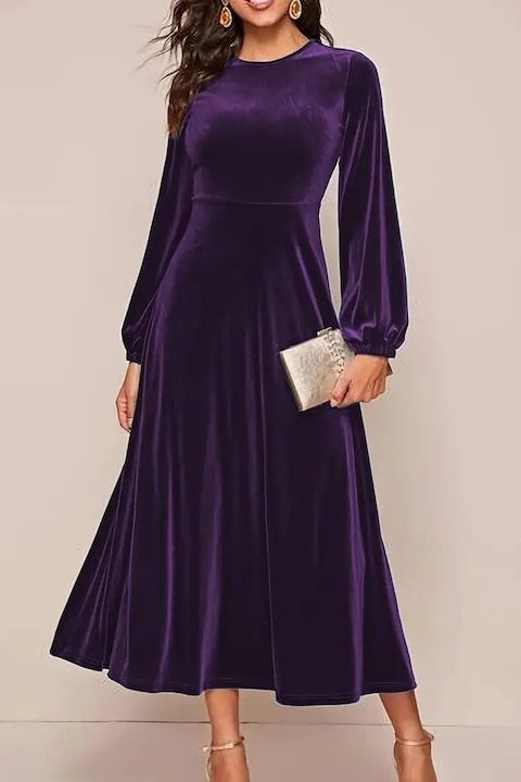 Топ 30 - Стилни Дамски Рокли 2025 Дълга рокля VOGUET 1990