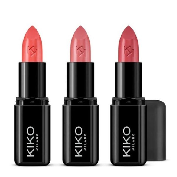 Кое е Най-Доброто Червило - Комфорт, Цвят И Грижа За Устните Комплект от 3 червила Kiko Milano Smart Fusion