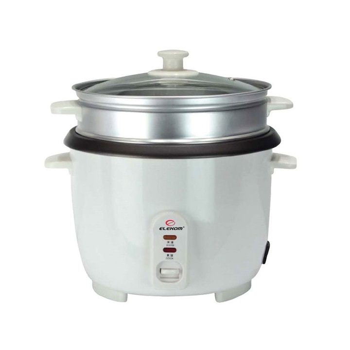 Оризоварка ELEKOM EK-16M, Мултикукър, 1,5 л., 500W, Бял