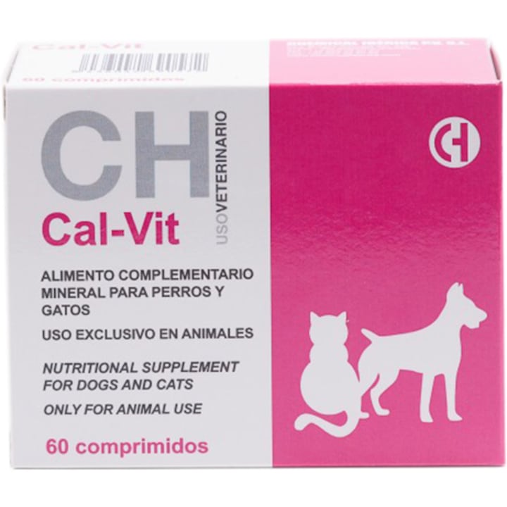 Най-Добрите Хранителни Добавки За Кучета: Новите Тенденции През 2025 Година Калций за кучета и котки Cal-Vit, 60 таблетки