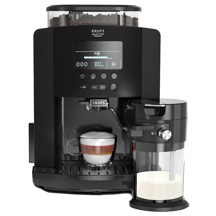 Топ 10 Кафеавтомата Krups - Автоматични Еспресо Машини Кафеавтомат Krups EA819N10 Arabica Latte