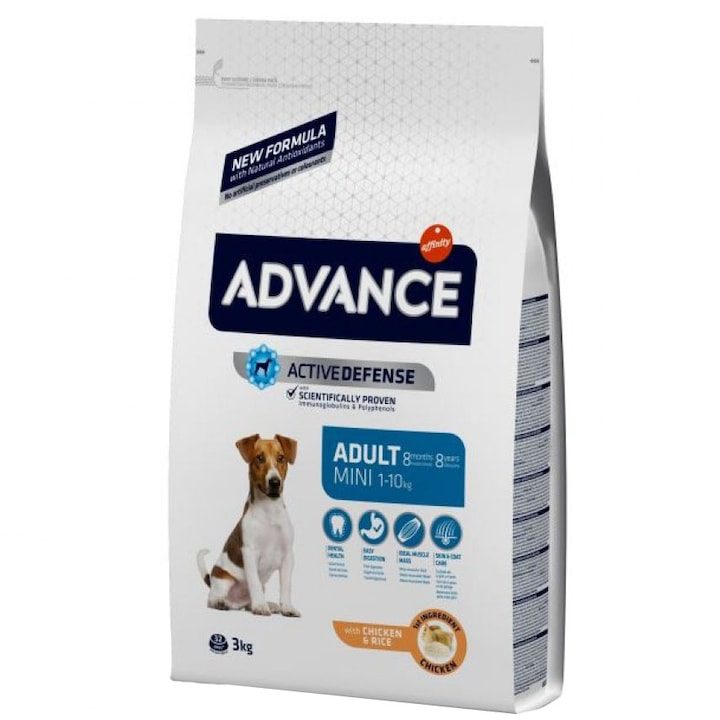 Специализирана Храна за Кучета за Проблеми С Бъбреци и Уринарната Система - Коя Да Изберем? Суха храна за кучета Advance Mini Adult, 3 кг