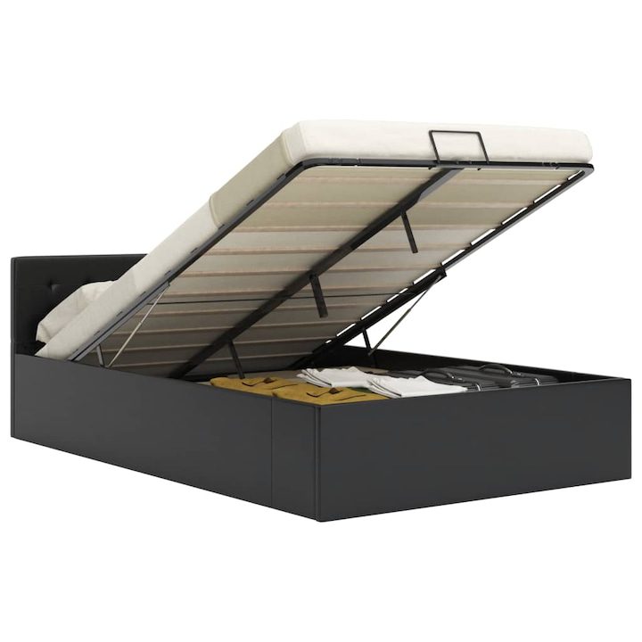 Кои са Най-Добрите Легла за 2025 Година? Легло с повдигащ механизъм vidaXL