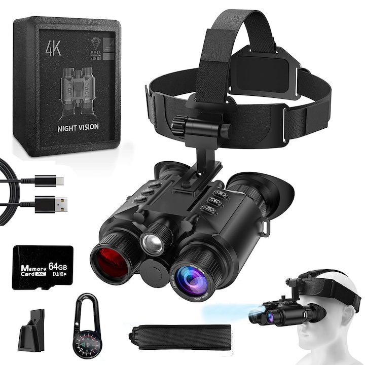 Професионални Бинокли Бинокъл с 4K нощно виждане