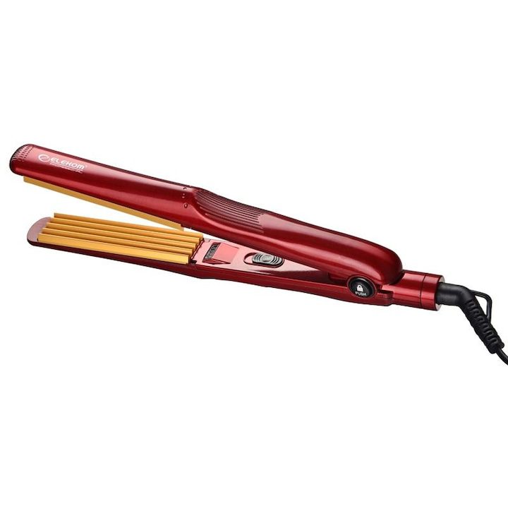 Топ 10 Най-Добрите - Ретро Преса за Коса | Класация Професионална преса за вафли и обем Elekom ЕК-5015