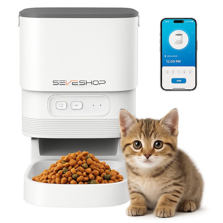 Качествени Автоматични Хранилки за Кучета и Котки - Класация Автоматична Хранилка SeveShop
