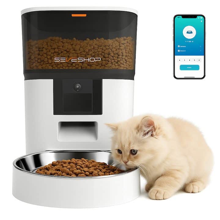 Автоматична Хранилка За Кучета И Котки с Камера SeveShop QQ009 WiFi - Прочетете Преди да Купите Автоматична Хранилка За Кучета И Котки с Камера SeveShop QQ009 WiFi – Прочетете Преди да Купите