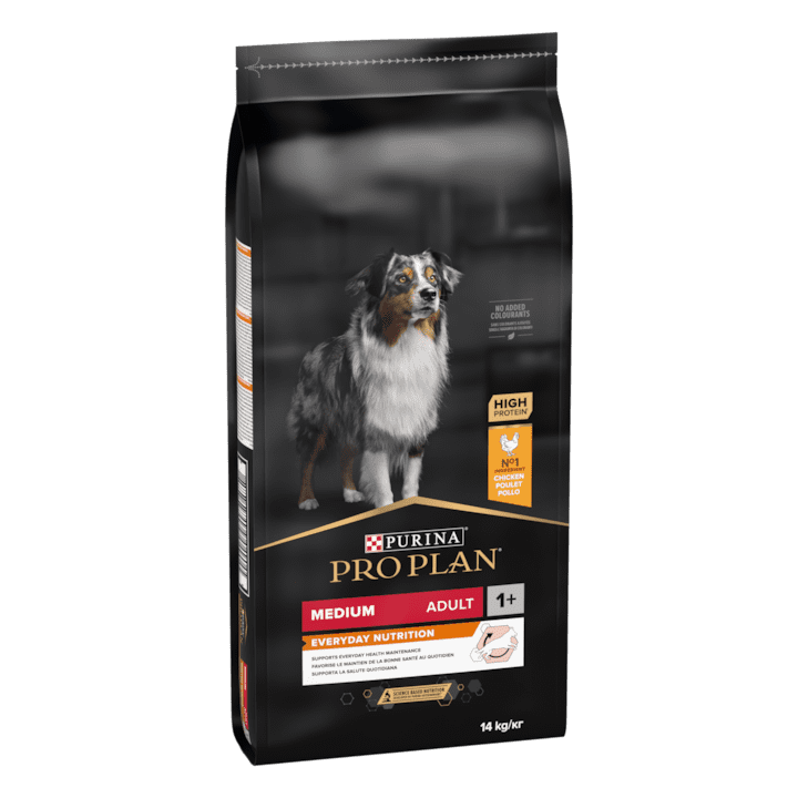 Суха храна за кучета Pro Plan, Medium Adult, Пилешко, 14 кг