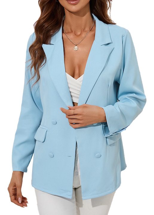 Елегантно Дамско Сако - Официални и Ежедневни - Най-Доброто от Мода 2025 Година Дамско яке