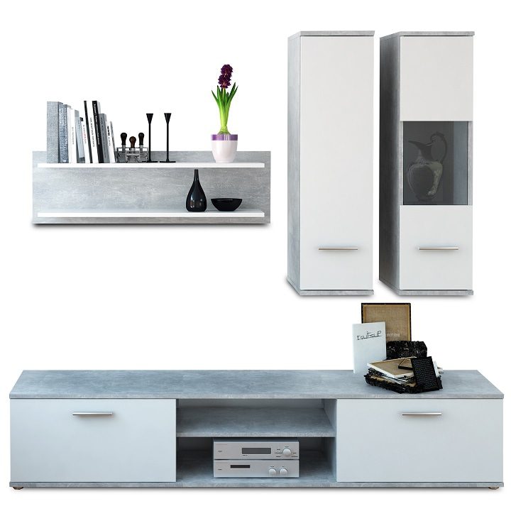 Секция Sani Waw, Бетон / Бяло