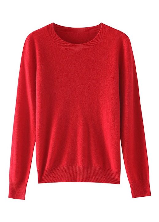 Елегантни Дамски Блузи И Пуловери През 2025 Дамски пуловер QingHe Cashmere