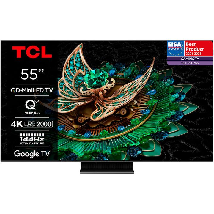 Смарт Телевизори TCL 55 Инча - Топ 15 Най-Добрите Телевизор TCL MiniLed 55C765
