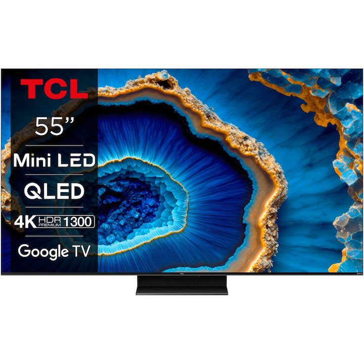 Смарт Телевизори TCL 55 Инча - Топ 15 Най-Добрите Телевизор TCL MiniLed 55C805