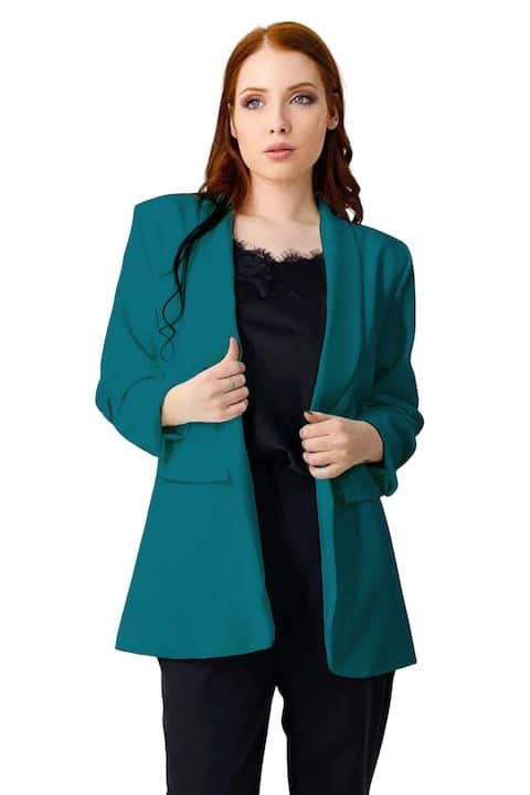 Елегантно Дамско Сако - Официални и Ежедневни - Най-Доброто от Мода 2025 Година Бизнес сако BLUMY