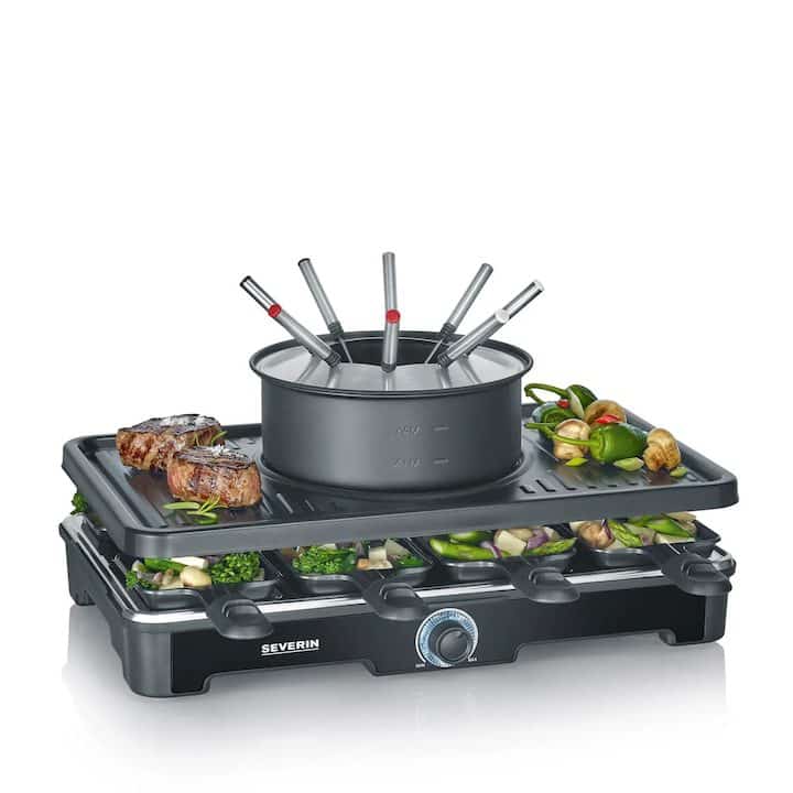 Скара Severin 3в1 грил/раклет котлон с фондю