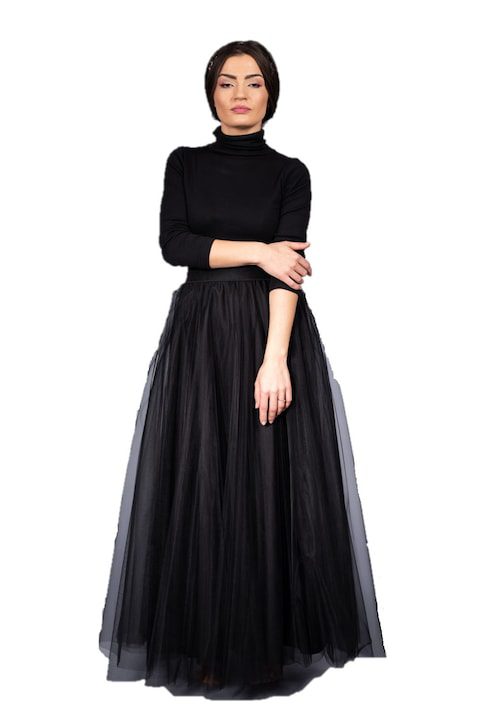 Красиви и Стилни Дамски Поли - Какво Предлага Мода 2025 Година Пола VERNE дълга тюлена