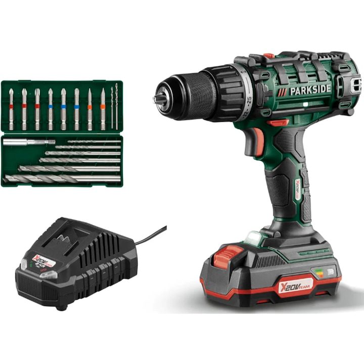 Най-Добрите Бормашини и Винтоверти за 2025 Година Винтоверт и бормашина PABS 20-LI G8 Parkside