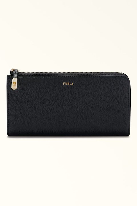Топ 20 Най-Красивите Луксозни Дамски Портмонета за 2025 Година Furla, Кожен портфейл Gloccia, Черен