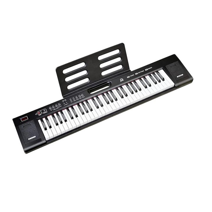 Кой Синтезатор да Изберем През 2025 г. Електронен орган с 61 клавиша, Welora, 200 тона и 200 ритъма, За деца и възрастни, Cъс зарядно устройство и дръжка, Черен