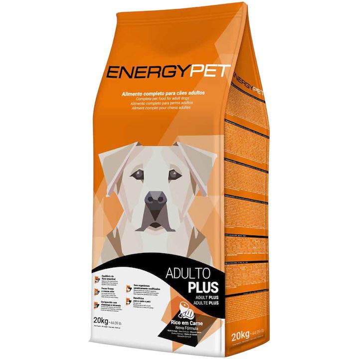 Храна за кучета EnergyPet, Adult Plus, 20 кг