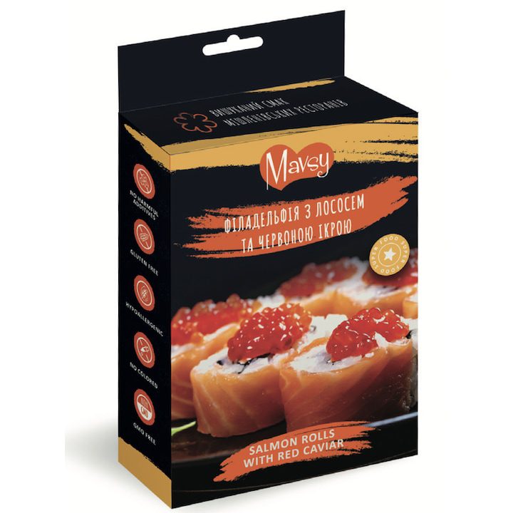 Топ 20 Лакомства За Кучета: Вкусни Бисквити И Награди, Които Работят Лакомства за кучета MAVSY, Филаделфия със сьомга и червен хайвер, 100 гр