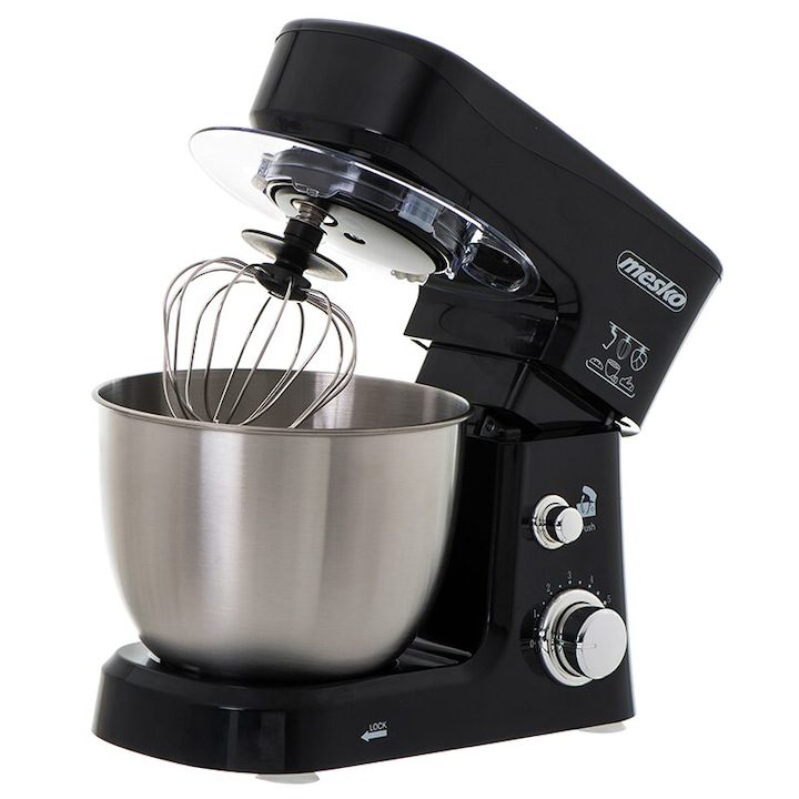 Планетарен миксер с купа от неръждаема стомана Mesko 1200 W