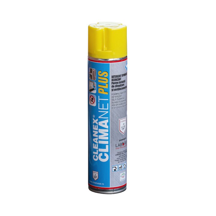 Препарат Chemstal Climanet Plus Spray 600 ml, за почистване на климатична система.