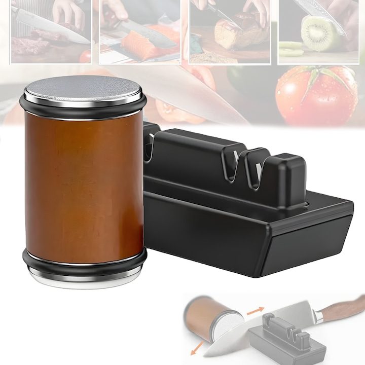 Точило за Ножове - Топ 10 Най-Добрите Професионално точило за въртящи се ножове 5 в 1, магнитно, многофункционално, 2 ъгъла (15/20), дърво