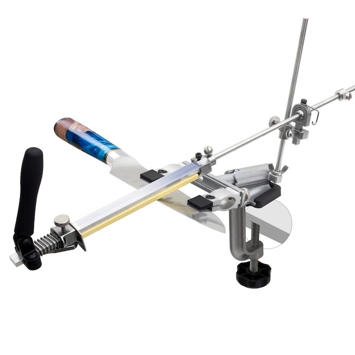 Точило за Ножове - Топ 10 Най-Добрите Система за заточване на ножове Ruixin Pro RX-009, Регулируем ъгъл, С включени 4 камъка