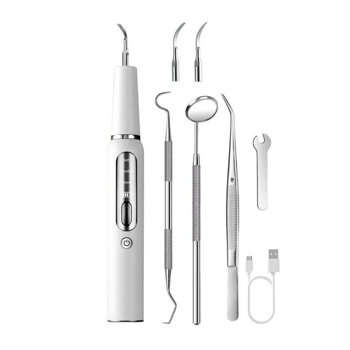 Топ 15 Най-Продаваните Продукти за Почистване на Зъби за Кучета Уред за почистване на зъби за домашни любимци, ултразвуков, честота на вибрация 30-40kHz, капацитет на батерията 1500mah, интерфейс type-c