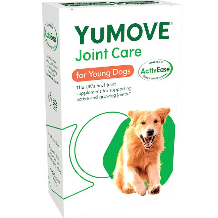 Най-Добрите Хранителни Добавки За Кучета: Новите Тенденции През 2025 Година Витамини за подрастващи кучета YuMOVE, За укрепване на костите, 60 таблетки