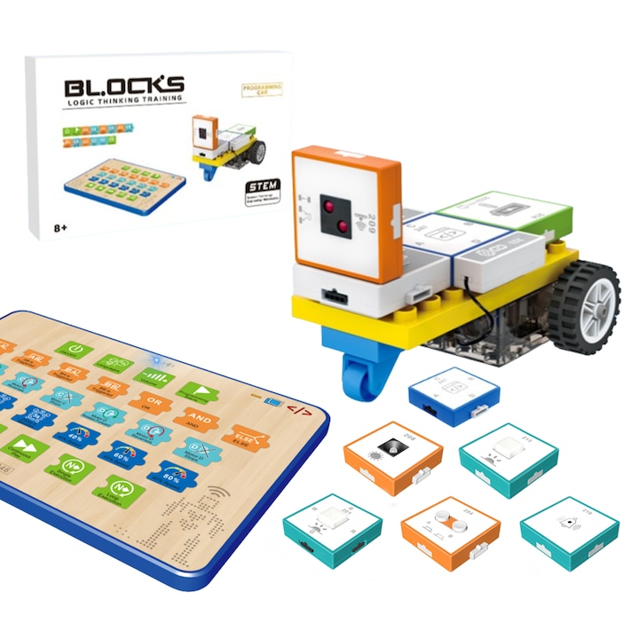 Роботи за Програмиране за Деца - Развиване на Умения по Роботика Образователна игра с електронни блокове