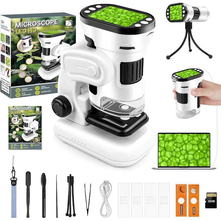 Топ 10 Най-Добрите Детски Микроскопи Дигитален микроскоп за деца