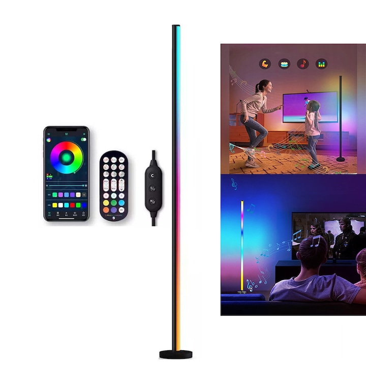 Топ 10 Стилни Подови Лампи Цветна LED подова лампа
