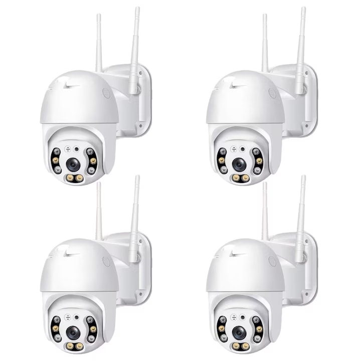Условия за Поставяне на Камери за Наблюдение - Какво Трябва да Знаете Комплект от 4 WIFI DARI 4MP камери за наблюдение