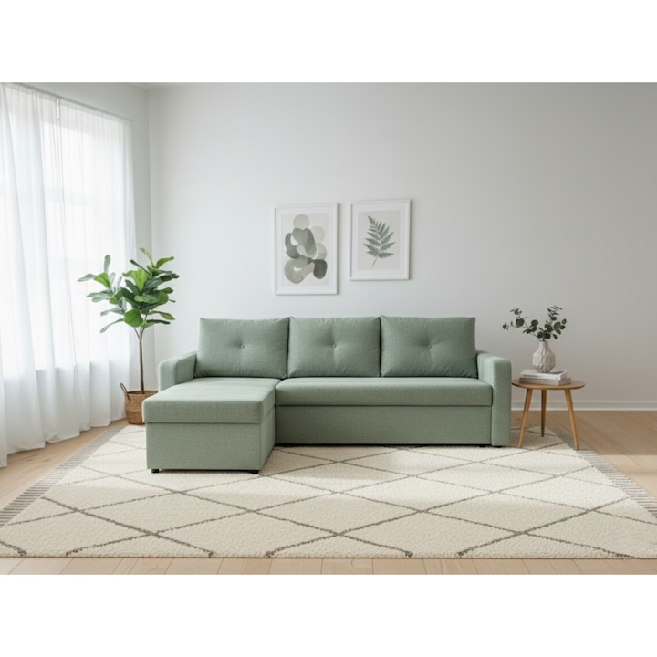 Ъглови Дивани - Как да Изберем Правилния? Разтегателен ъглов диван Токио