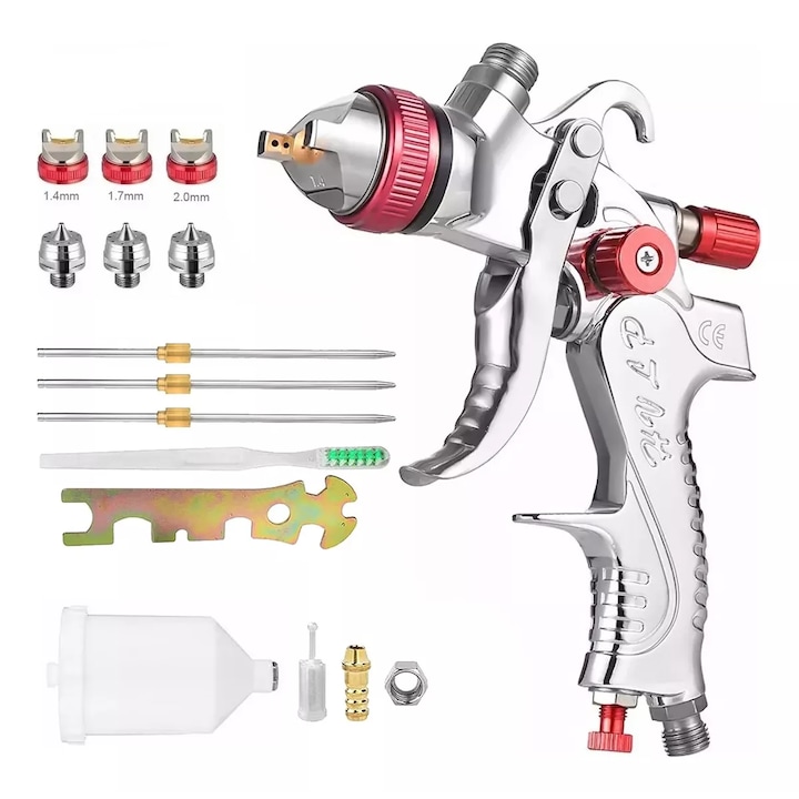 Пистолет за Боядисване: Най-Високо Оценяваните - Класация Комплект универсален пистолет за боядисване HVLP