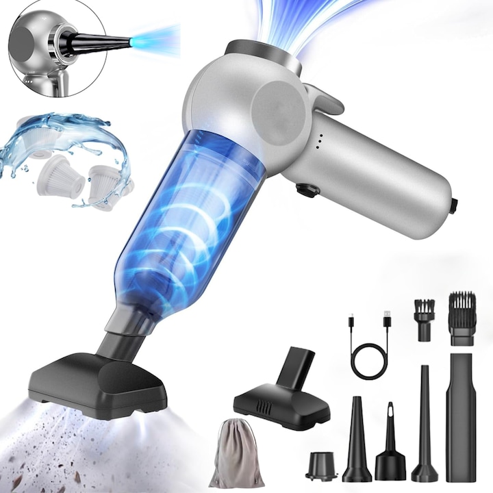 Прахосмукачка за Кола - Топ 20 Най-Добрите за 2025-2026 Година Прахосмукачка За Кола 6-в-1 ESL Essential Level®