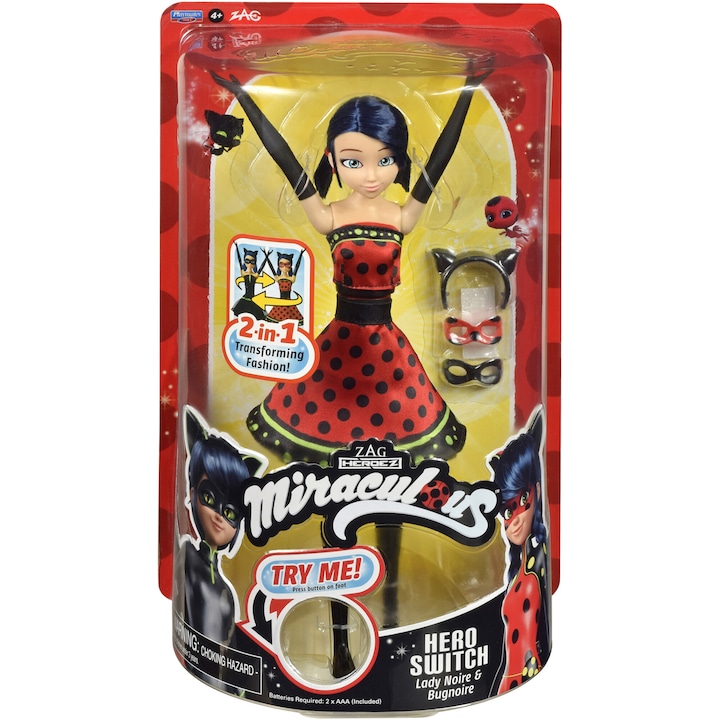 Калинката и Черния Котарак Играчки Кукла Miraculous