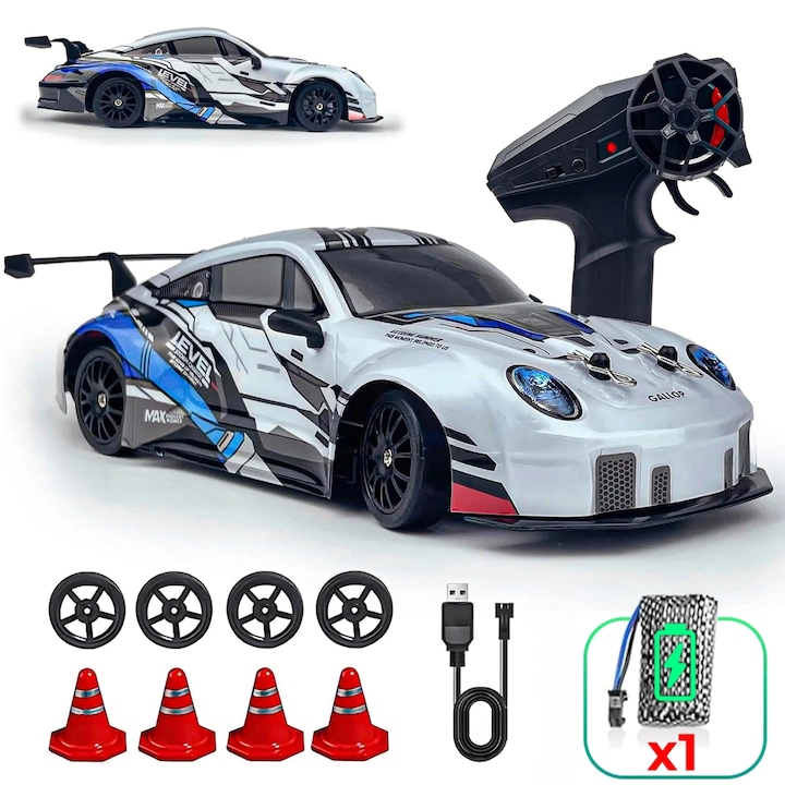 RC кола с дистанционно управление Timebox - Дрифт кола 1:24, 4WD, 20км/ч RC кола с дистанционно управление Timebox – Дрифт кола 1:24, 4WD, 20км/ч