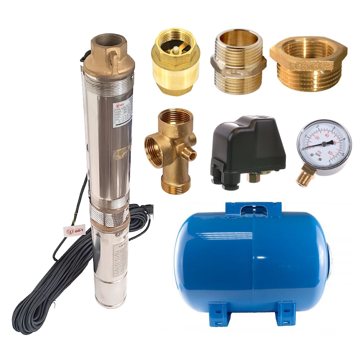 Потопяема Помпа за Чиста Вода + Комплекти - Как да Изберем? Сравняваме Характеристики Пълен хидрофорен комплект