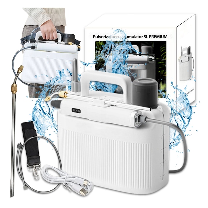 Топ 10 Най-Добрите Акумулаторни Пръскачки за Градина GALAXIA® 5L захранвана с батерии спринклерна помпа