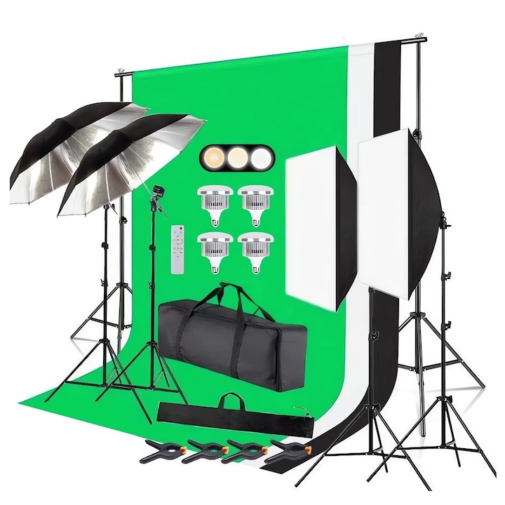 Кои са Най-Добрите Ринг Лампи и Осветление за Селфита, Влогове, Грим Студиен комплект с фон