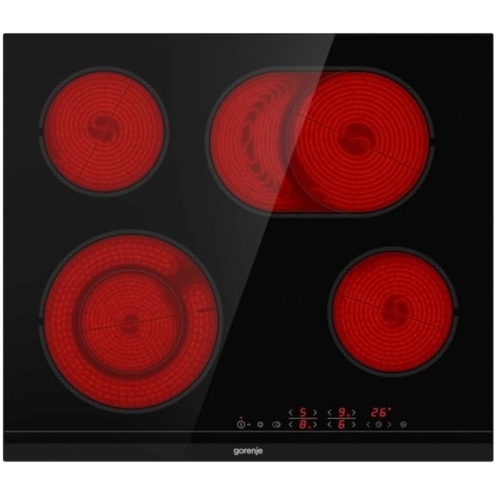 Най-Добрите Плотове за Вграждане Gorenje Стъклокерамичен плот Gorenje ECT643BCSC