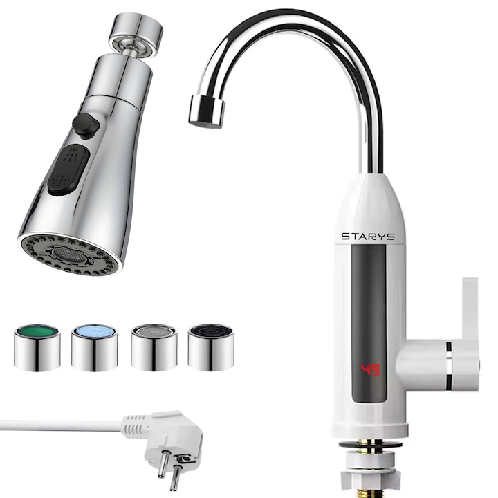 Топ 10 Смесители с Мигновено Загряване на Вода (Проточни Смесители) | Класация Електрически кран за топла вода STARYS