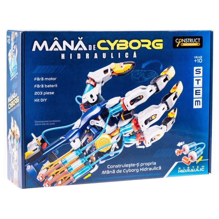 Детски Играчки за Развитие на Креативността - Кои Препоръчваме Комплект роботика S.T.E.M. - Хидравлична ръка на киборг