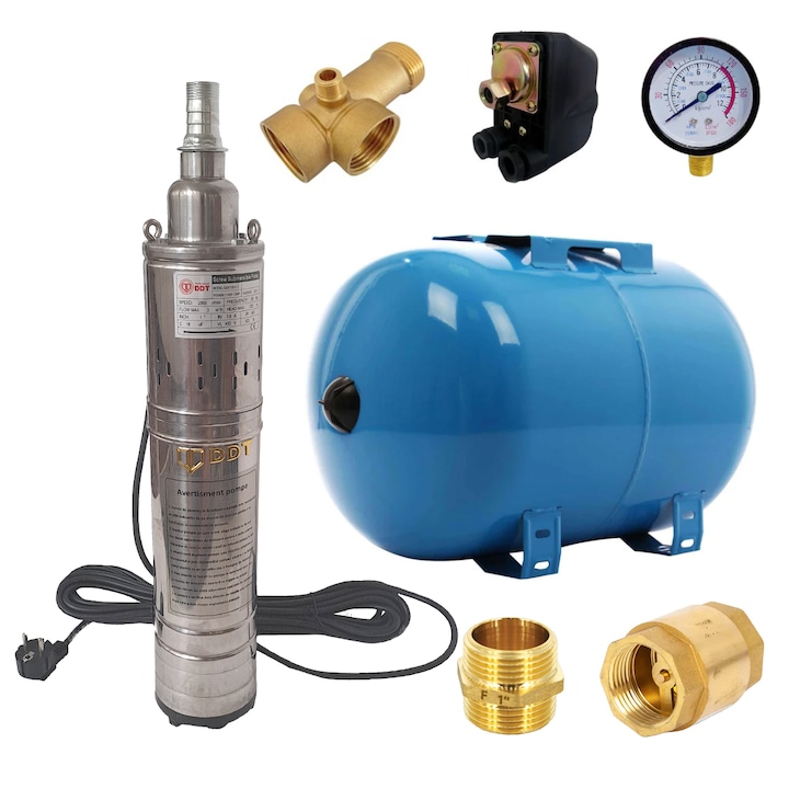 Потопяема Помпа за Чиста Вода + Комплекти - Как да Изберем? Сравняваме Характеристики Пълен комплект хидравлична помпа